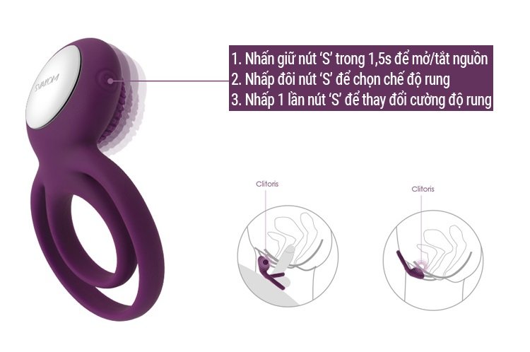 Vòng gà rung Svakom American - Vr08