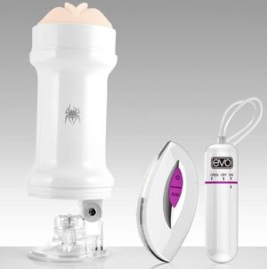 Âm đạo giả cao cấp hít tường Spider có rung