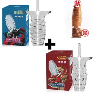 Bộ 2 cái bao cao su đôn khúc hở đầu