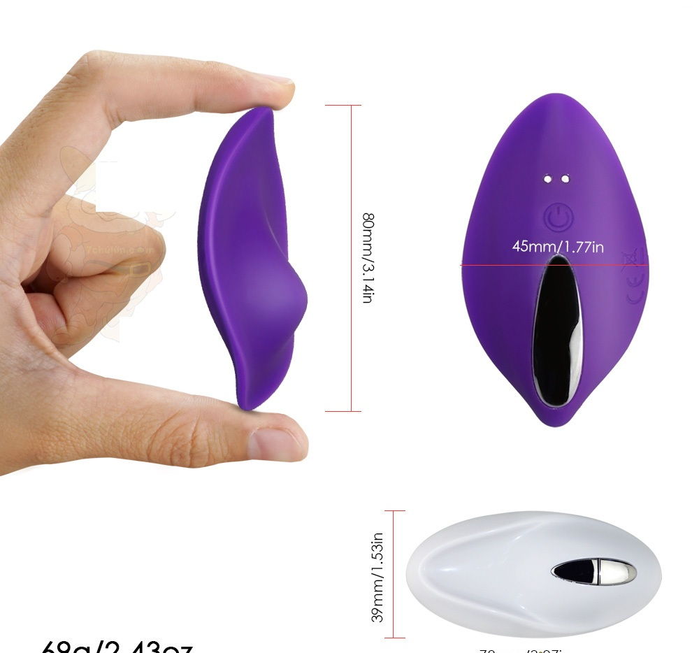 Quần lót rung nữ kiểu dáng mai rùa có thể sạc lại