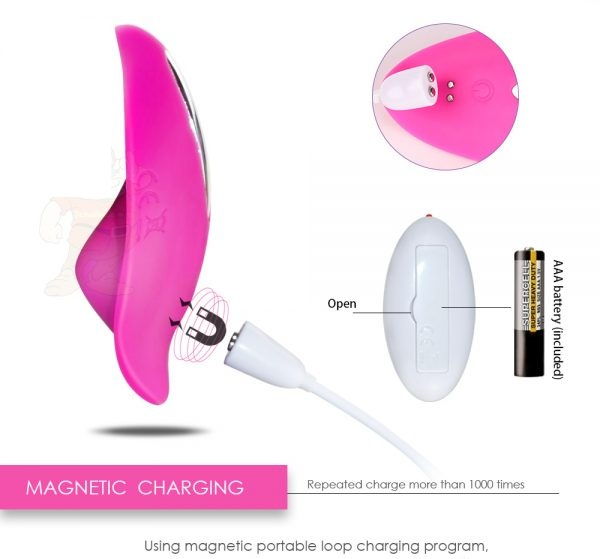 Quần lót rung nữ kiểu dáng mai rùa có thể sạc lại