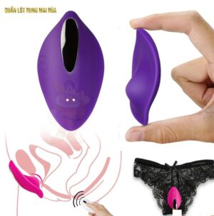 Quần Lót Rung Cho Nữ Sạc Pin Kiểu Mai Rùa