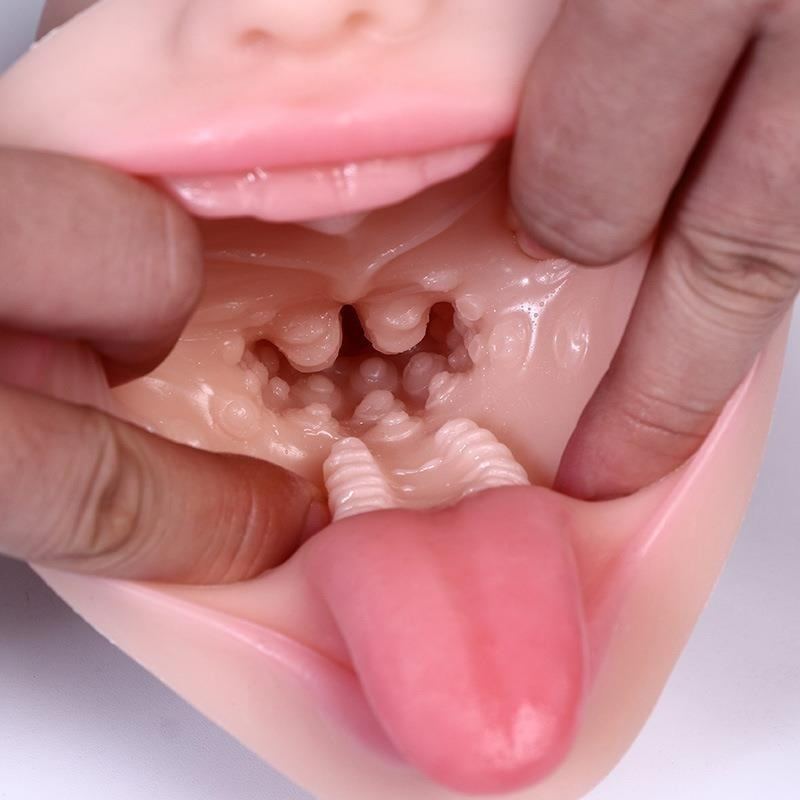 Miệng giả silicone 3D có rung 