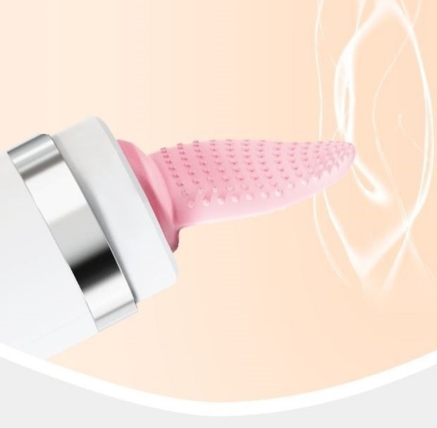 Màn hình LED chày rung massage âm đạo có gai liếm lưỡi