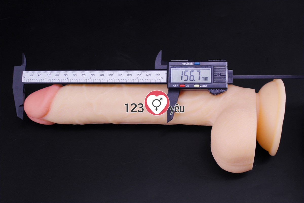 Dương vật giả khổng lồ có đế Lovetoy King, kích thước 10 inch