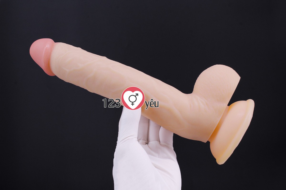 Dương vật giả khổng lồ có đế Lovetoy King size 10 inch 17