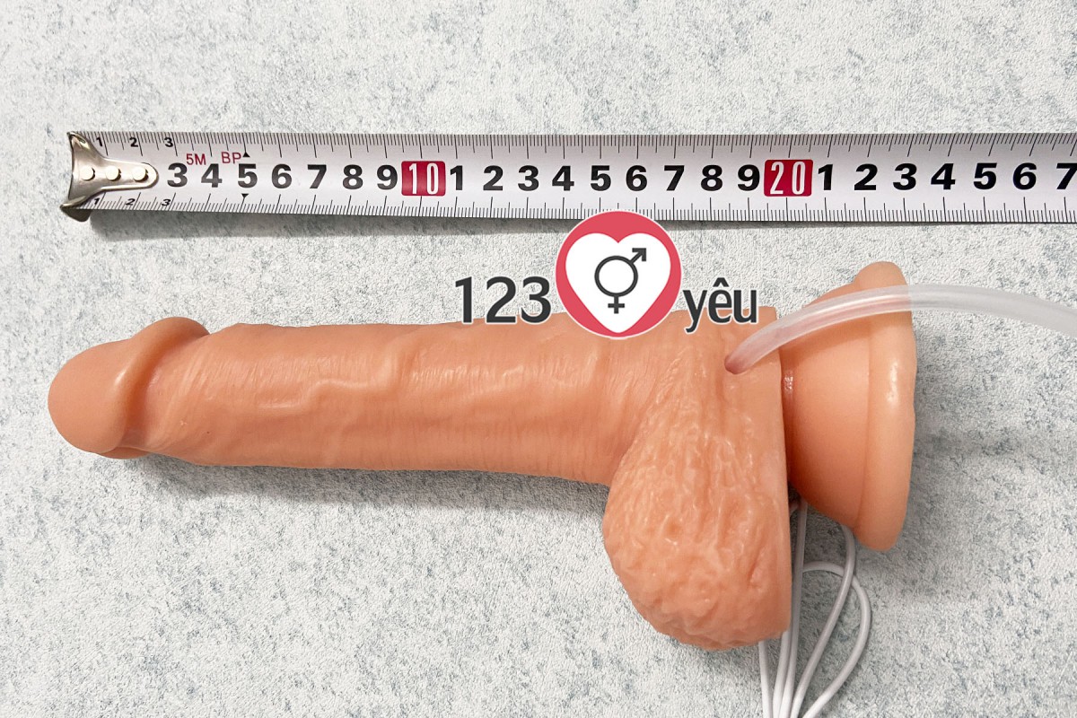 Dương vật giả silicon cho rung động và xuất tinh thực sự 8