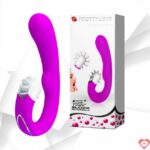 Bỏ sỉ Dương vật giả kết hợp lưỡi rung siêu mạnh sạc điện - Pretty Love Magic Lounge giá tốt