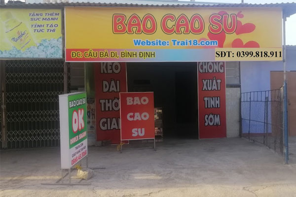Cửa hàng bao cao su Quy Nhon – Bình Định