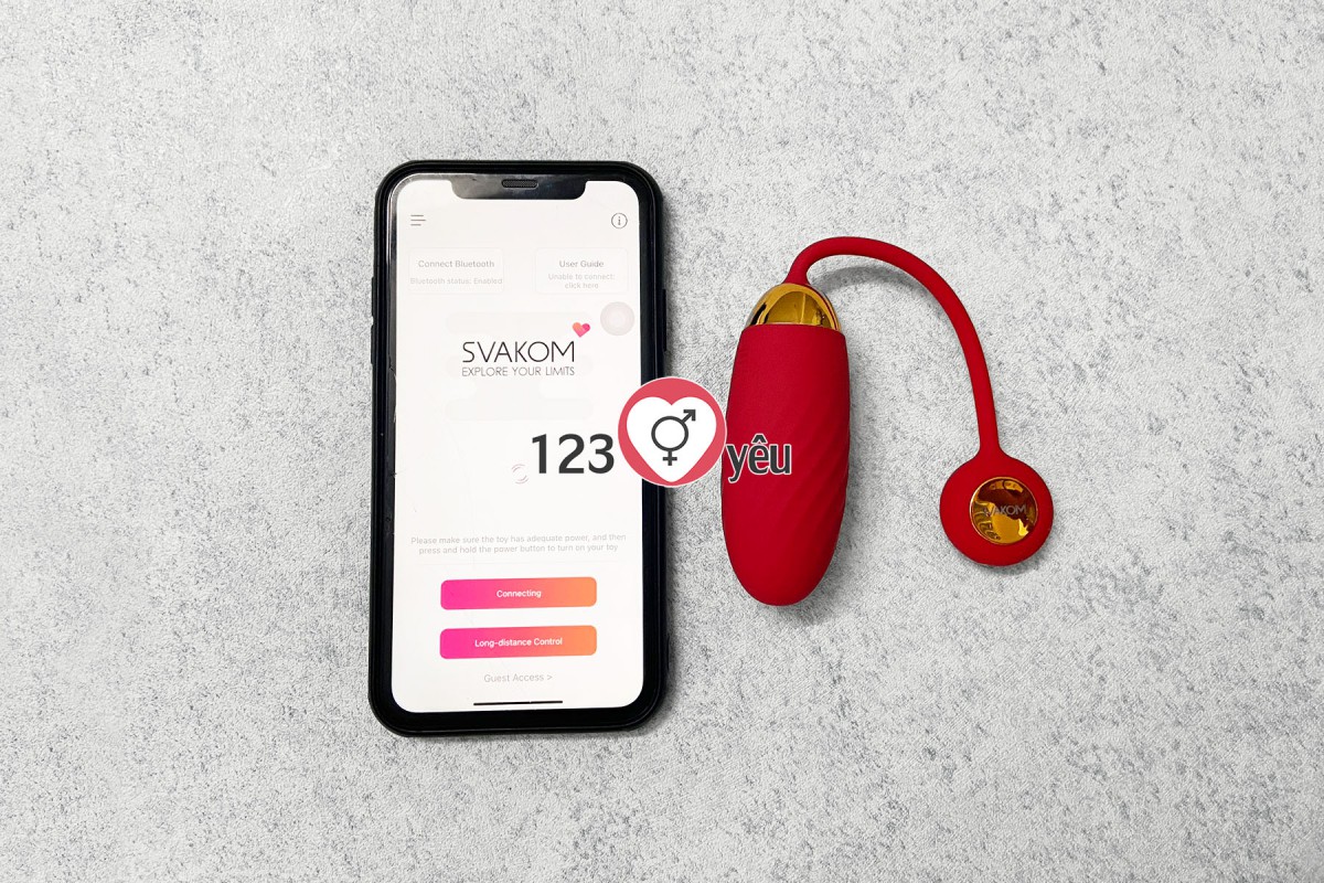 Svakom Ella Neo thích điều khiển quả trứng rung bằng điện thoại thông minh 1