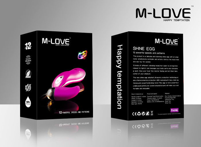 Trứng tình yêu rung có đèn LED