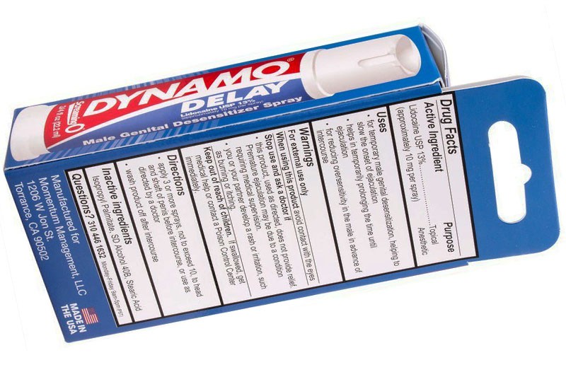 Thuốc xịt chống xuất tinh sớm Dynamo Delay 2