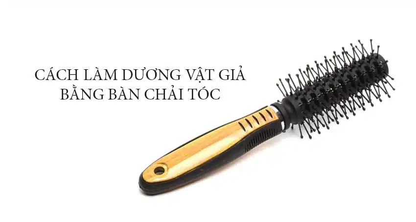 Làm dương vật giả tại nhà bằng lược