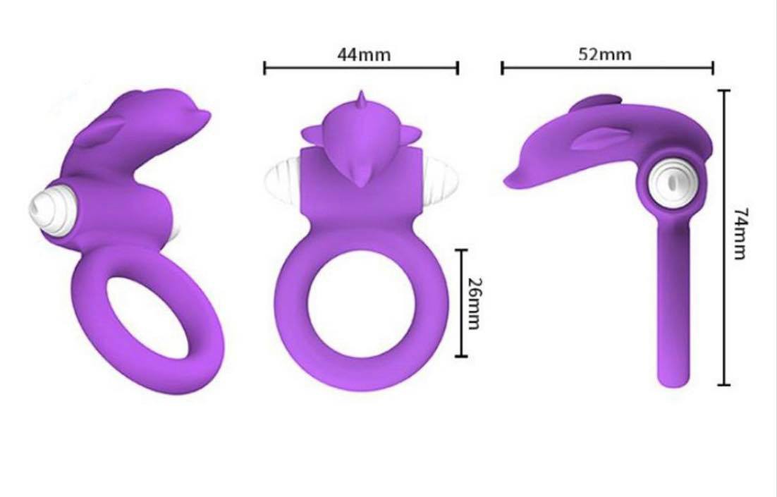 Nhẫn rung tình yêu cá heo dễ thương 4