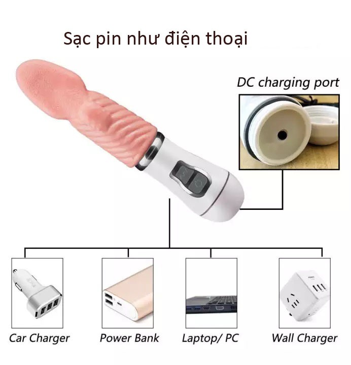 Lưỡi liếm chặt và siêu vui vẻ xoa bóp âm đạo 4