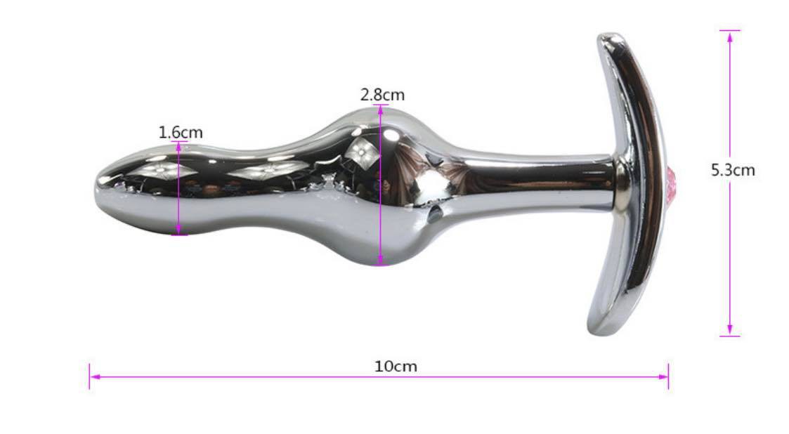 Máy kích thích hậu môn bằng thép không gỉ Libo 2