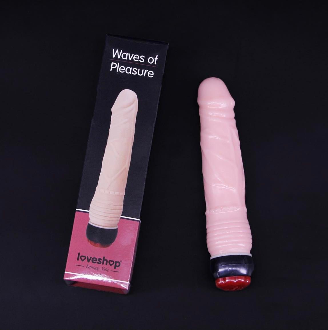 Dương vật giả siêu mềm giá rẻ kèm 2 pin rung 2