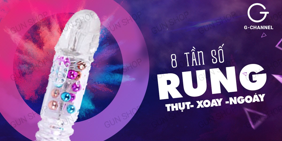 Dương vật giả Libo Hồng Kông - có thể sạc lại chất lượng cao