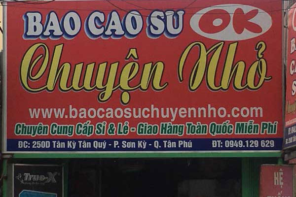 Câu chuyện cửa hàng bao cao su