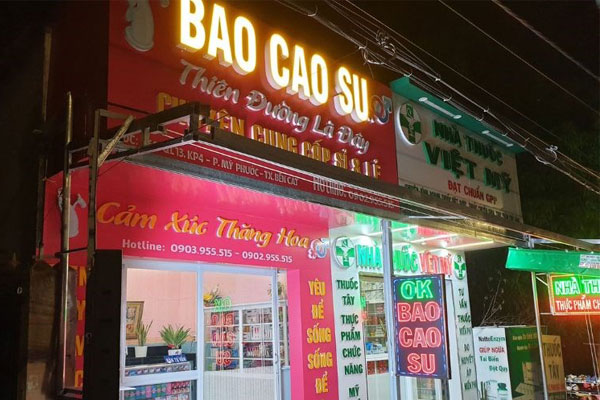 Cửa hàng bao cao su Thiên Đường