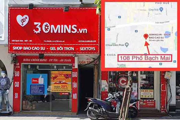 Shop Hai Bà Trưng bán bao cao su - 30MINS.VN