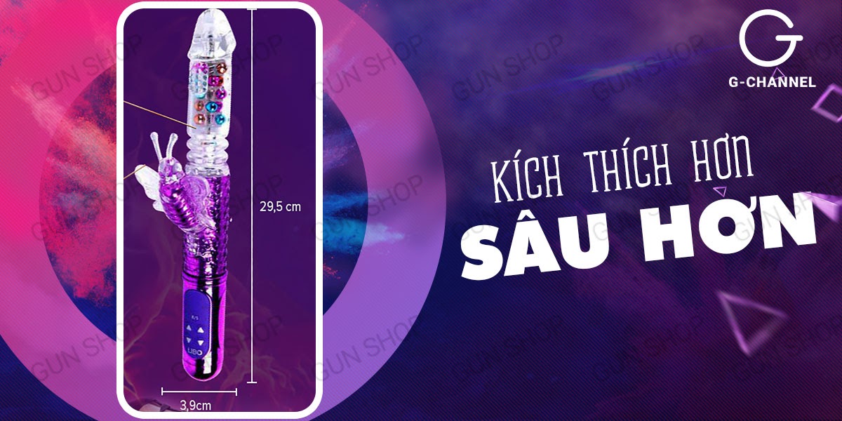 Dương vật giả Libo Hồng Kông - có thể sạc lại chất lượng cao