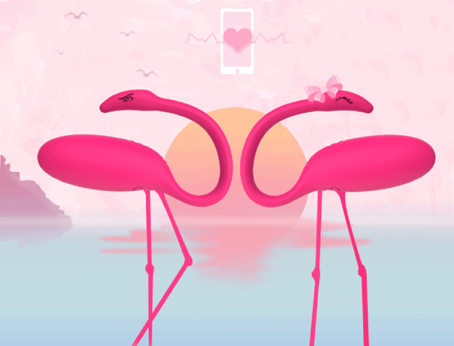 Điện thoại di động điều khiển từ xa trứng rung thiên nga hồng hạc