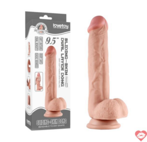 Kho sỉ Dương vật giả dính tường siêu mềm skin Dong 9.5 - Lovetoy Sliding giá sỉ
