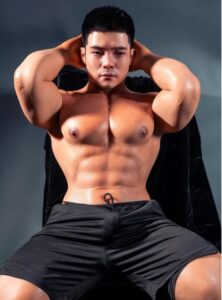 Người đàn ông búp bê tình dục nam với 5 cm lớn