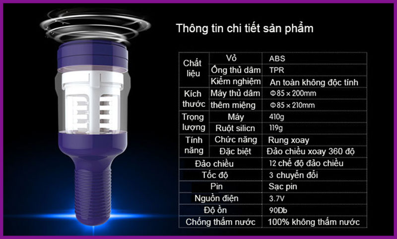 Máy thủ dâm tự động nam Tornado II 6