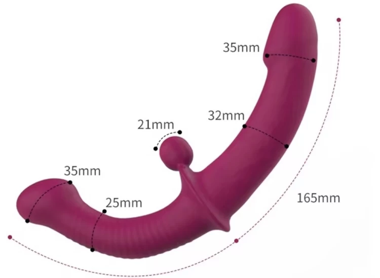 2 dương vật điều khiển từ xa