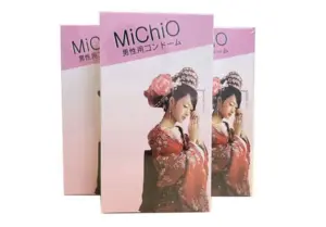Bao cao su MiChiO gân siêu mỏng chân thật 12 bao nhật bản