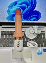Dương vật giả đa năng hít tường rung thụt nhiều chế độ phát nhiệt