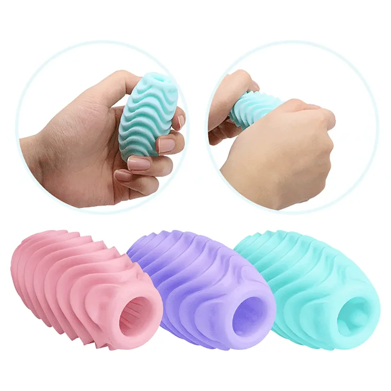 Âm đạo giả mini hình trứng cao cấp DC18A có lõi TPR mềm mại, đàn hồi thích hợp cho nam giới thủ dâm.