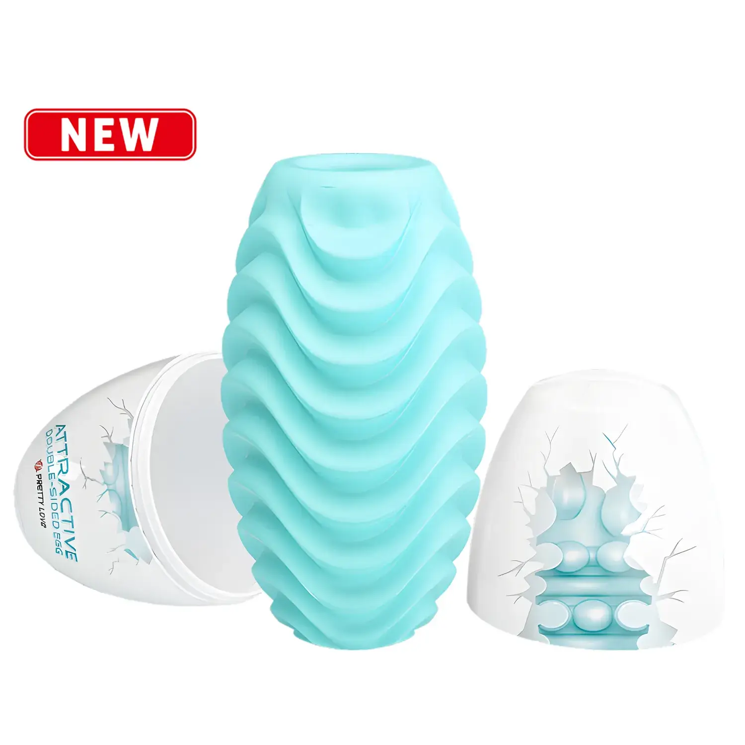 Âm đạo giả mini hình trứng cao cấp DC18A có lõi TPR mềm mại, đàn hồi thích hợp cho nam giới thủ dâm.