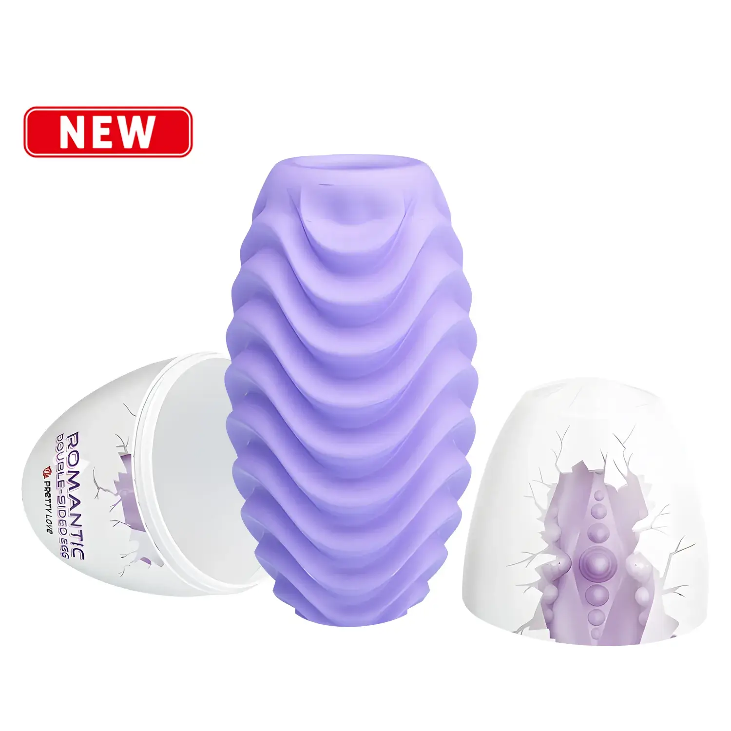 Âm đạo giả mini hình trứng cao cấp DC18A có lõi TPR mềm mại, đàn hồi thích hợp cho nam giới thủ dâm.