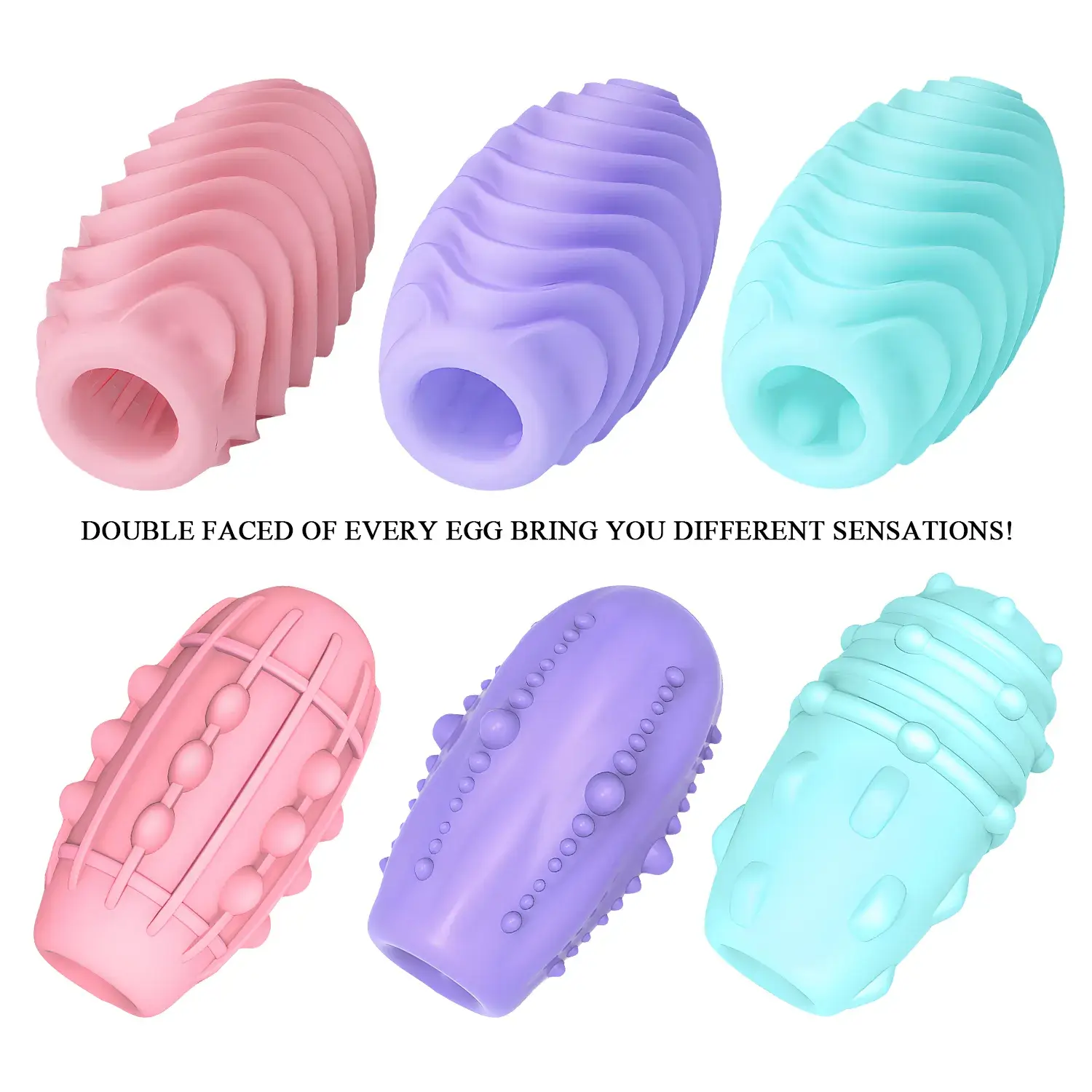 Âm đạo giả mini hình trứng cao cấp DC18A có lõi TPR mềm mại, đàn hồi thích hợp cho nam giới thủ dâm.