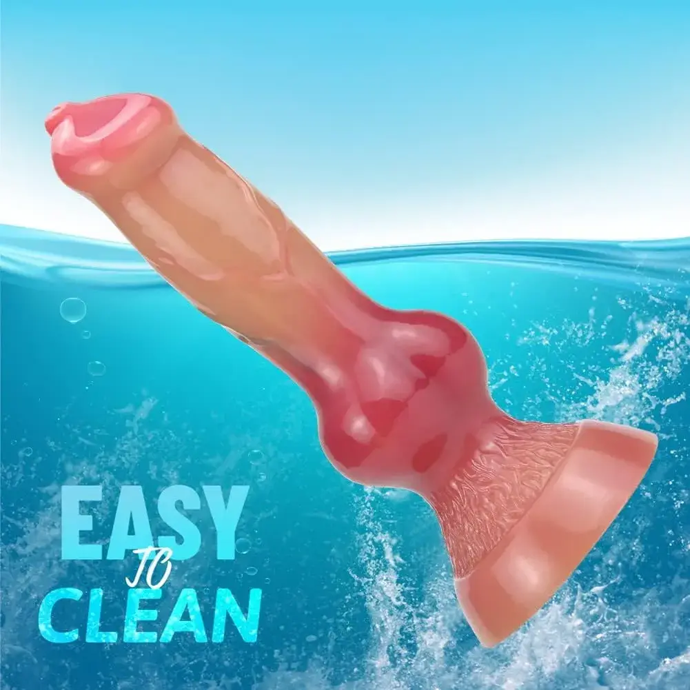 Dương Vật Giả Gắn Tường Kiểu Chó Chơi Cực Phê DV74 - 5 Size Dương vật giả gắn tường kiểu chó chơi cực phê DV74 silicone 5 size XS S M L XL nút thắt kích thích âm đạo hậu môn cho nữ les gay