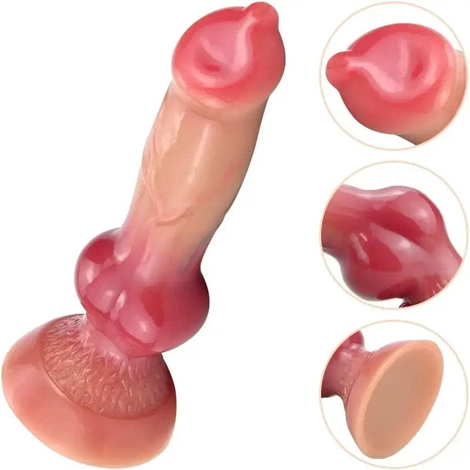 Dương Vật Giả Gắn Tường Kiểu Chó Chơi Cực Phê DV74 - 5 Size Dương vật giả gắn tường kiểu chó chơi cực phê DV74 silicone 5 size XS S M L XL nút thắt kích thích âm đạo hậu môn cho nữ les gay