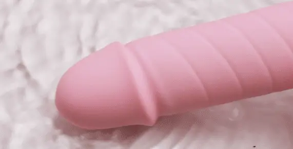 Cu giả cao cấp có rung thụt liếm âm vật DV75 silicone màn hình LCD sưởi ấm sạc từ tính màu hồng xanh kích thích điểm G âm vật nữ